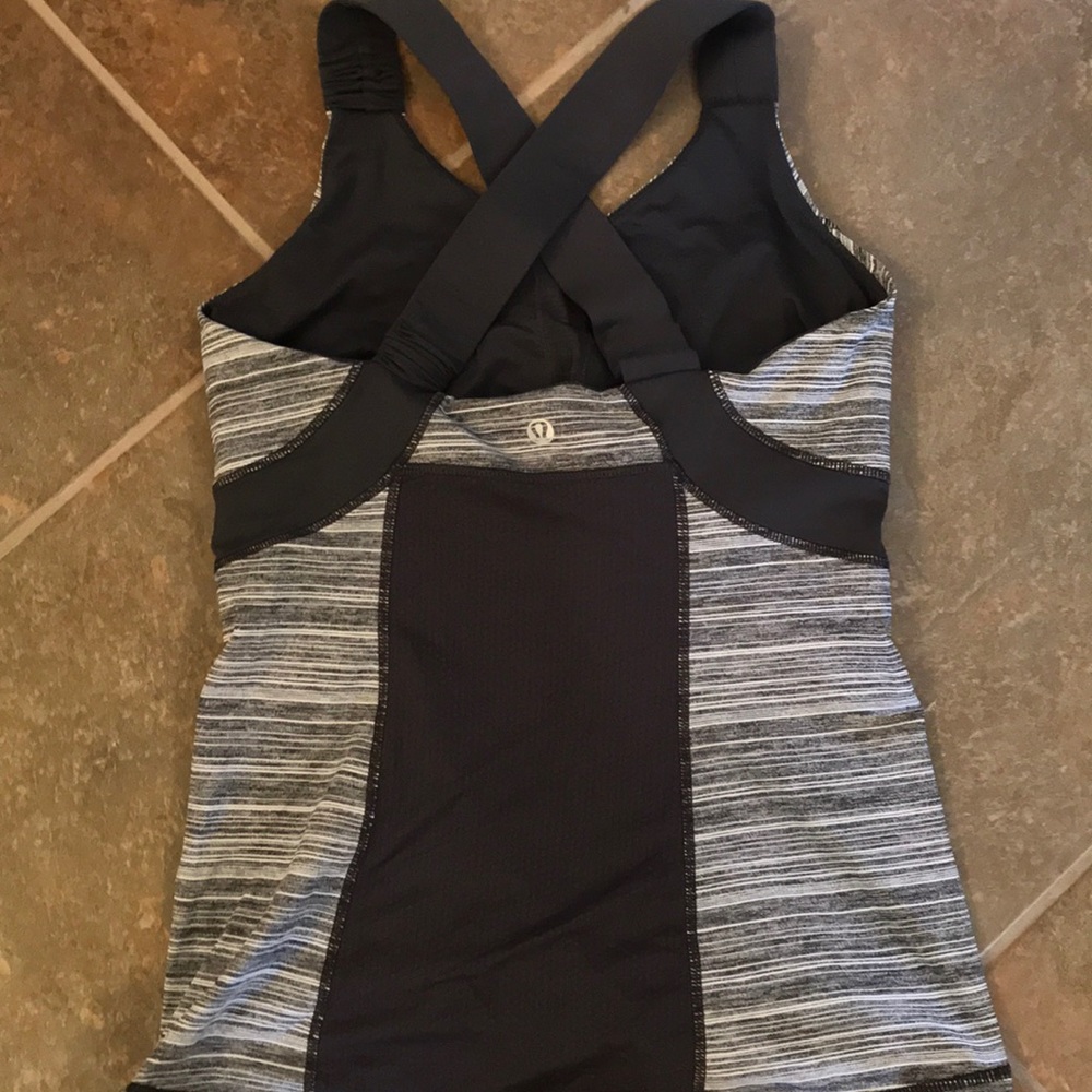 Grey Lululemon Tank Size 6